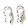 Brass Earring Hooks KK-H502-16S-1