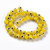 Handmade Evil Eye Lampwork Round Bead Strands LAMP-L055-8mm-01-3