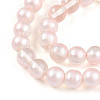 Baking Paint Transparent Glass Beads X1-DGLA-N011-8mm-03-3