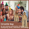 12Pcs Rectangle Jute Cheers Wine Drawstring Storage Bags FIND-WH0427-15A-6