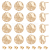 BENECREAT 8 Pair Brass Stud Earring Findings KK-BC0013-07-1