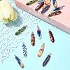 16Pcs 8 Styles Alloy Enamel Pendants FIND-FS0002-69-8