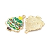 Christmas Theme Rack Plating Alloy Pendants FIND-M020-04G-03-2