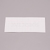 Rectangle Waterproof PET Sticker DIY-WH0273-47-2