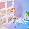 1Pc Faceted Glass Sun Catcher Pendant Decorations AJEW-TA0002-91-4
