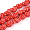 Handmade Porcelain Beads Strands PORC-I028-02H-1