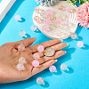 30Pcs 3 Colors Transparent Silicone Focal Beads SIL-TA0002-83-6