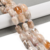 Natural Cherry Blossom Agate Beads Strands G-P535-H02-01-2