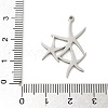201 Stainless Steel Pendants LS-STAS-R133-01P-04-3