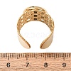 304 Stainless Steel Cable Chain Cuff Ring Components SA-CBA94B1-01G-03-3
