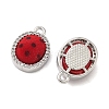 Brass Micro Pave Cubic Zirconia Pendants KK-C158-03E-P-2