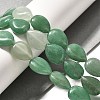 Natural Green Aventurine Beads Strands G-P561-B16-01-2