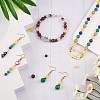 DIY Round Cat Eye Beads Bracelet Making Kit DIY-SZ0006-56D-5