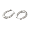 304 Stainless Steel Hoop Earrings for Women EJEW-Z026-22P-2