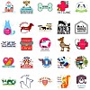 50Pcs Paper Self-Adhesive Picture Stickers AJEW-S036-12-4