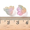 Transparent Glass Beads Caps GLAA-B028-01H-3