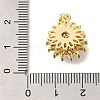 Brass Micro Pave Cubic Zirconia Pendants KK-B122-03A-G-3