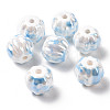 Handmade Pearlized Porcelain Beads X1-PORC-G010-02C-1