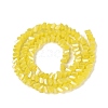 Electroplate Opaque Glass Beads Strands EGLA-Q139-01A-C12-2