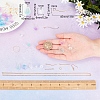 DIY Glass Flower Drop Earring Making Kit DIY-SC0018-36-3