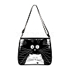 Cat Polyester Shoulder Bags PW-WG04021-08-1