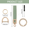 Imitation Leather Keychain Holder DIY-WH0349-90A-2