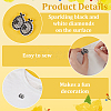 50Pcs Eye Hotfix Rhinestone Sew on Patches DIY-FG0007-30-4
