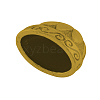 Tibetan Style Alloy Bead Cones TIBE-00748-AG-LF-2