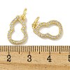 Brass Micro Pave Cubic Zirconia Pendants KK-L075-015LG-3