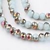 Electroplate Glass Beads Strands EGLA-P018-4mm-H02-4A-1
