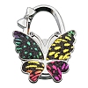 Glitter Butterfly Zinc Alloy Crystal Rhinestone Bag Hanger BAGH-F001-A21-1