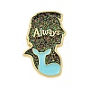 Always Alloy Badges JEWB-M041-02W-1