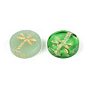 Baking Paint Transparent Glass Beads X-DGLA-N018-30-2