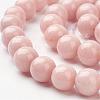 Natural Mashan Jade Round Beads Strands G-D263-8mm-XS22-2