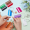   9 Sets 9 Colors Aluminum Alloy Luggage Bag Tags AJEW-PH0004-08-4