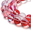 Transparent Glass Beads GLAA-B022-8mm-04-3