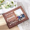 MDF Wood Photo Frames DIY-WH0231-041-5