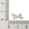 Brass Micro Pave Clear Cubic Zirconia Connector Charms KK-P275-36A-P-3