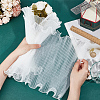 Organza Gauze Pleated Lace Trim OCOR-WH0092-23C-3