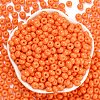 Imitation Jade Glass Seed Beads SEED-Z001-A-B09-2