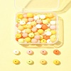 70Pcs Rubberized Style Acrylic Beads MACR-FS0001-71D-9