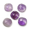 Natural Amethyst Cabochons G-M431-01F-1