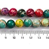 Dyed Natural Regalite/Imperial Jasper/Sea Sediment Jasper Beads Strands G-B124-C03-01-3