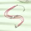 Polyester Multi-Strand Bracelets FB-CBA983F-02P-03-2