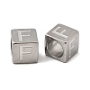 304 Stainless Steel European Beads STAS-D382-02F-P-1