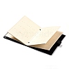 Portable PU Leather Earring Holder Foldable Book LBOX-H001-01-4