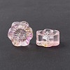 Electroplated Glass Beads GLAA-G090-01-4