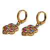 Alloy Enamel Hoop Earrings for Women PW-WG6BD46-01-1