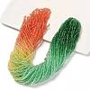 Transparent Painted Glass Beads Strands X1-DGLA-A034-T2mm-A04-1