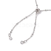 304 Stainless Steel Slider Necklace Makings AJEW-JB01258-02-3